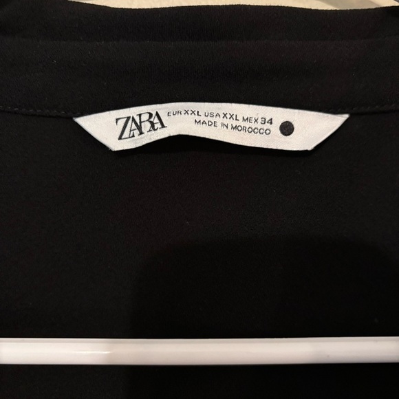 Zara Black Crop Top - Picture 4 of 8